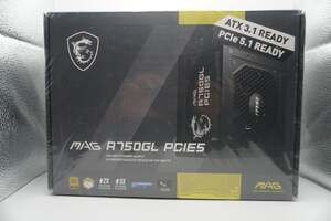 MSI MAG A750GL PCIE5 750W 80 Plus Gold Fully Modular Power Supply ATX 3.1 Ready